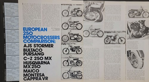 1973 250 motocross 15pg test - 1973,