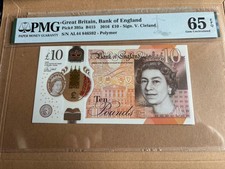 10 Pound Note. Cleland. PMG