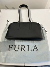 Furla Black Real Leather