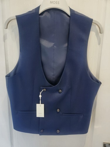 Moss men navy waistcoat - men’s,