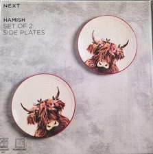 Next Hamish 2 Side Plates BNIB
