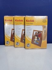 3x KODAK Photo Paper 60 Sheets