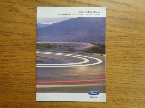 Ford service history book - history,