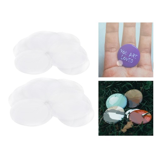 100pcs plastic button badge - 100pcs,