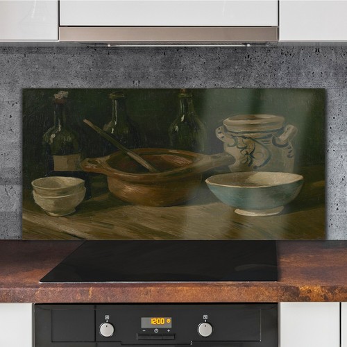Still life with earthenware - with,