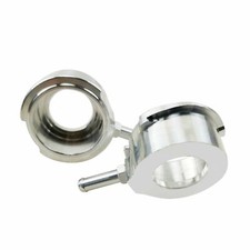 Aluminium CNC Billet Weld On Radiator Filler Neck ID=31mm OD=38/43mm H=22mm