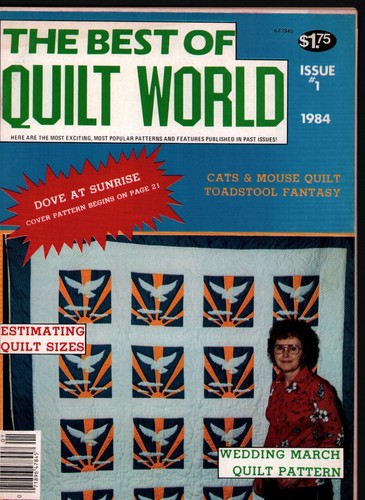 Vntg the best quilt world - best,