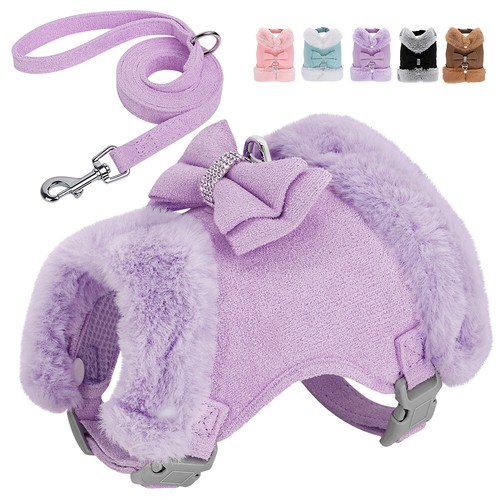 Dog fleece harness and lead - fleece,
