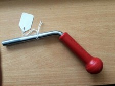 ALKO JOCKEY WHEEL CLAMP HANDLE EURO TYPE RED CARAVAN TRAILER 643100