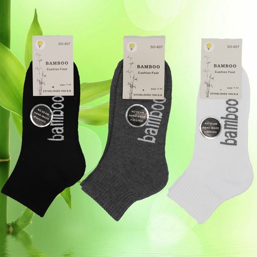 Mens bamboo socks - 6x, ankle