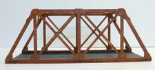 OO 00 HO gauge rusty weathered truss girder bridge flat deck for road / rail