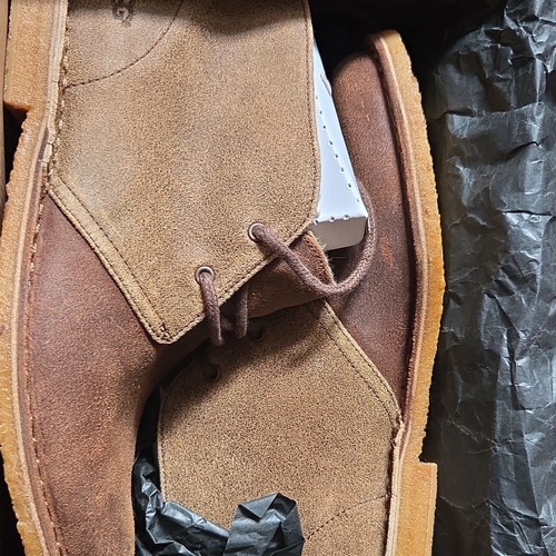 Ugg men brown leather - men’s,