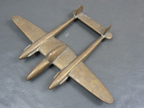 Vintage brass lockheed 38 - vintage,