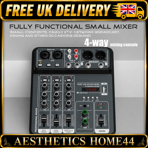 Audio mixer 48v phantom - audio,