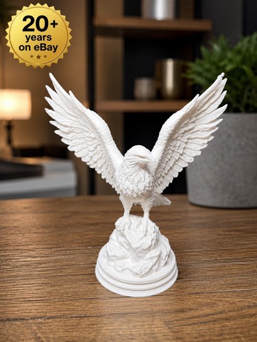 Eagle with outstretched wings - with,