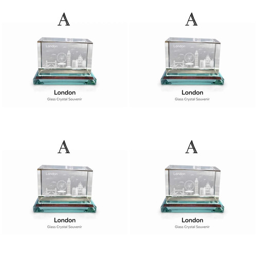 London glass crystal - crystal, souvenir