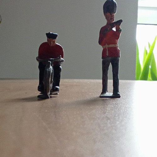 British painted lead toy - lead,