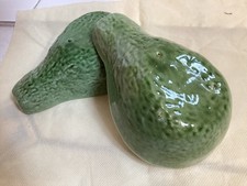 2 X VINTAGE AVOCADO DISHES