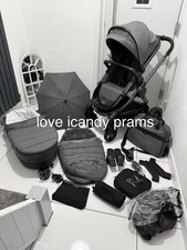 iCandy Peach 6 Dark Grey Twill