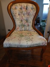 Balloon Back Bathroom/Bedroom Chair.reproduction Of A Classic.