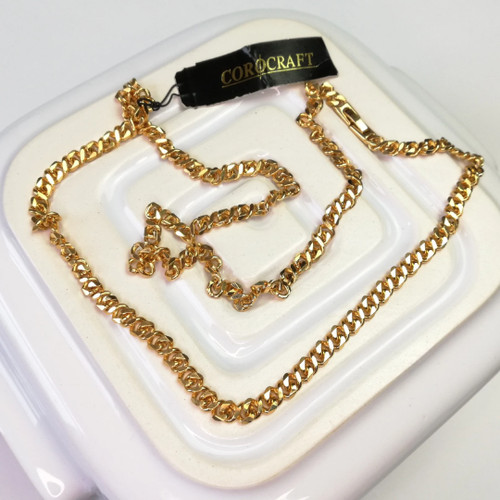 Corocraft gold tone necklace - corocraft,