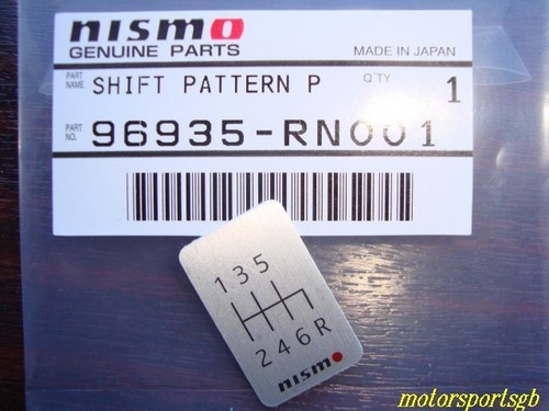 Nismo speed shift badge - 6,