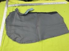 SCRAP PIECE SAMPLE COWHIDE GENUINE REAL SOFT Dark GREY LEATHER SUEDE MATERIAL 35