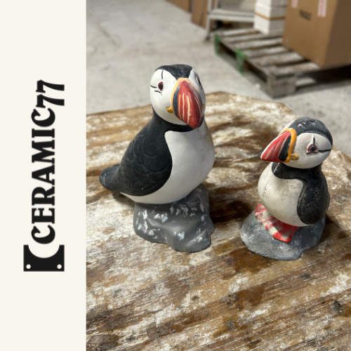 Puffin bird ornament slip - puffin,