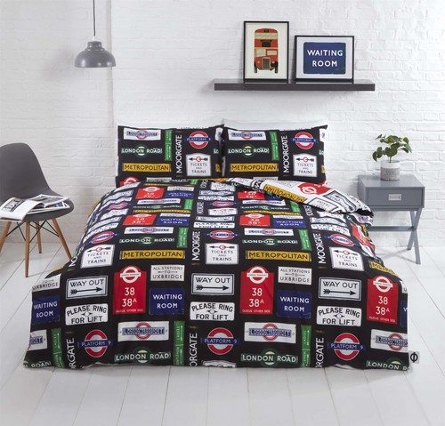 Tfl london duvet cover - london,