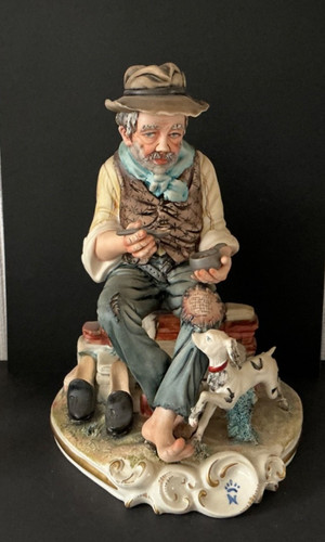 Large vintage capodimonte - large,