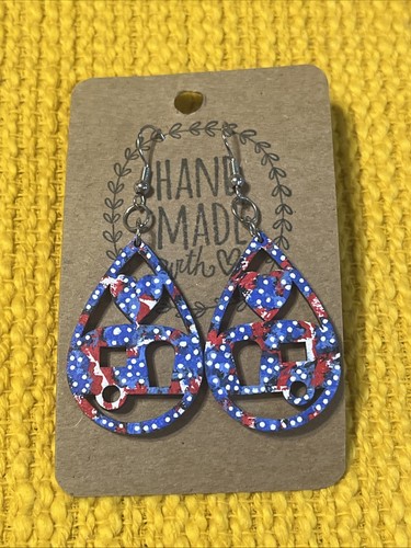 Red white blue camper - blue,