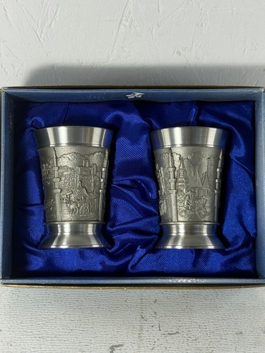 Renaissance pewter metal cups - renaissance,