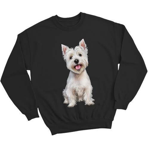 Cute westie mens sweatshirt - cute,