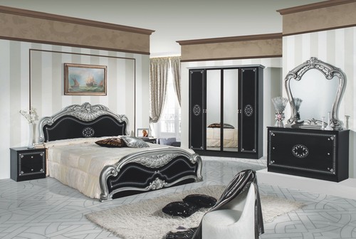Lucy italian black silver - black, &