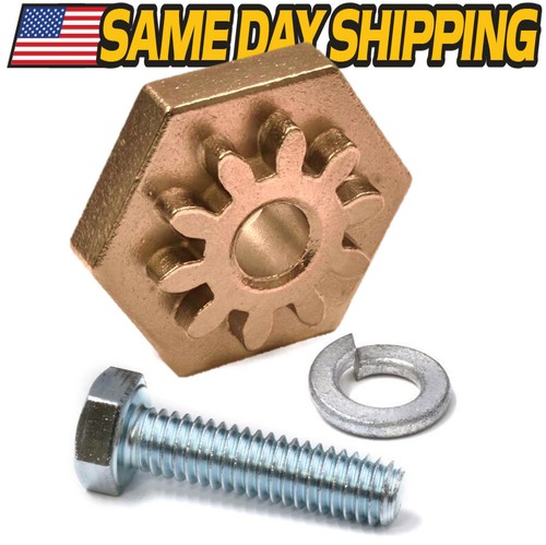 Mower deck adjustment gear - adjustment,
