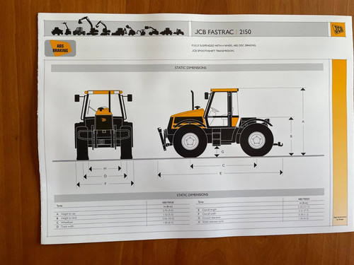 Jcb 2150 fastrac technical - 2150,