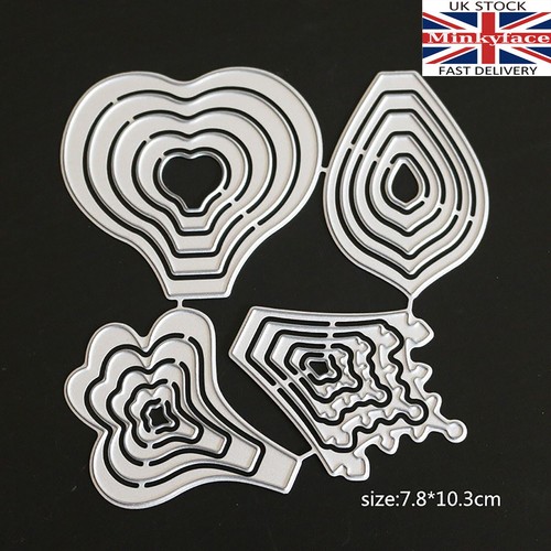 Piece flower petal die set - 20,