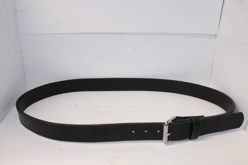 Russel black leather belt - russel,