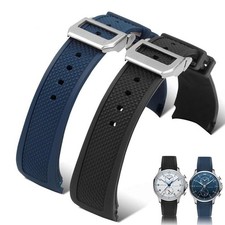 Rubber Watch Band 22mm for IWC Portuguese Silicone Strap Men’s Navigation Sport