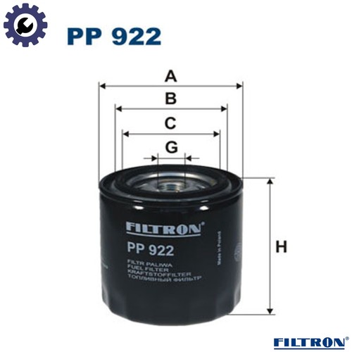 Fuel filter 922 - fuel,