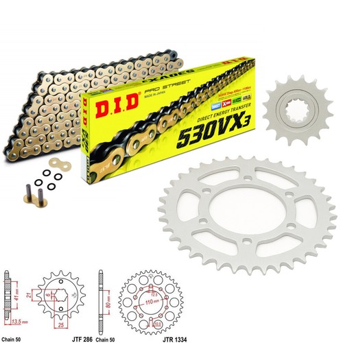 Vf400 chain and - and, sprocket