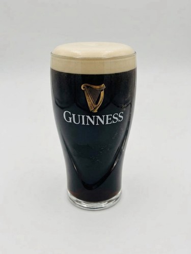 Guinness pint glass - glass, beer