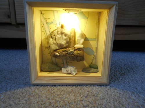 Nautical chart deep frame - deep,