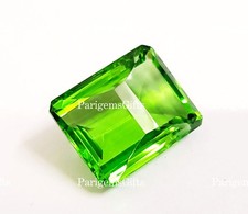 21 Ct Green Topaz Pixel Cut