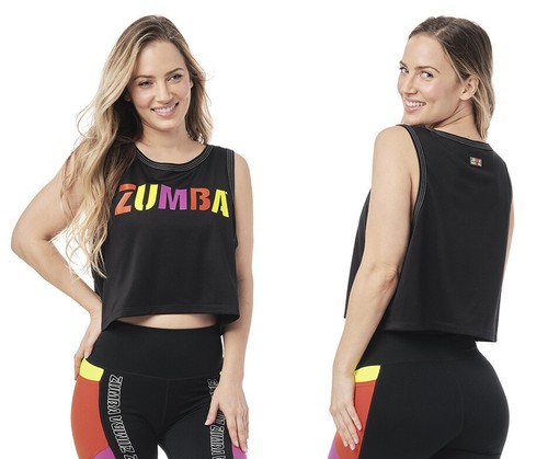 Zumba motion crop tank - zumba,