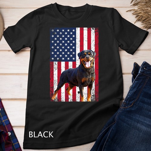 American flag rottweiler dog - flag,