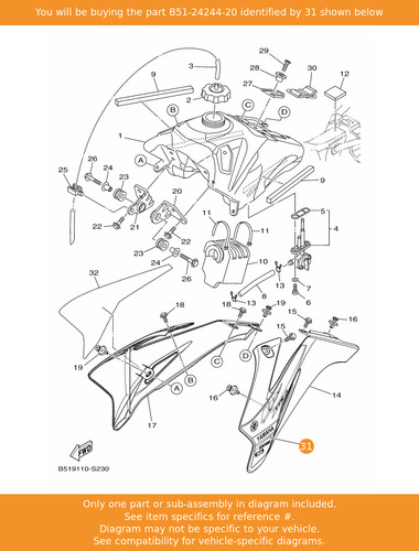 Yamaha graphic fuel tank - graphic,, 1