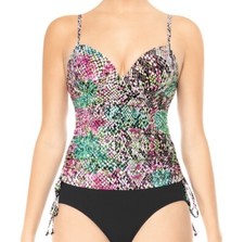 Women's Snake Print Tankini