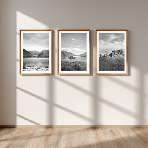 Scottish highlands set - set, of