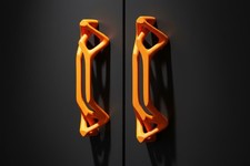 3D Printed Gothic Skeleton Handles Cupboard Door Pulls Set of 2 – Custom